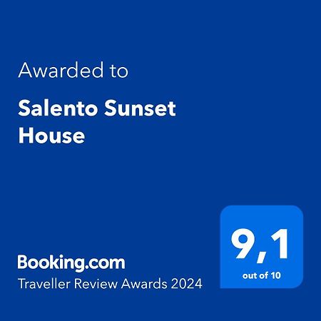 Вилла Salento Sunset House Пульсано Экстерьер фото