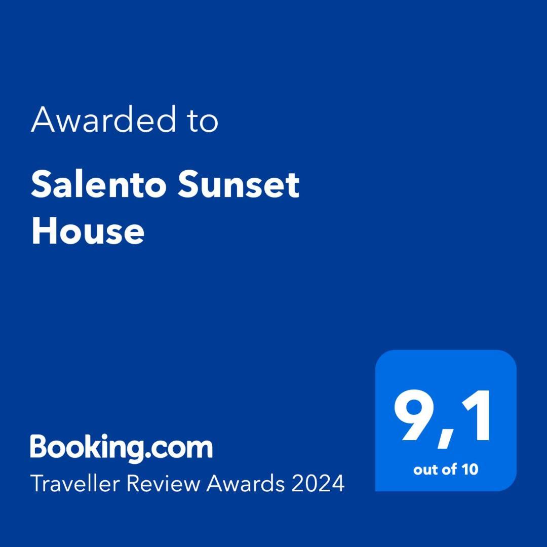 Вилла Salento Sunset House Пульсано Экстерьер фото